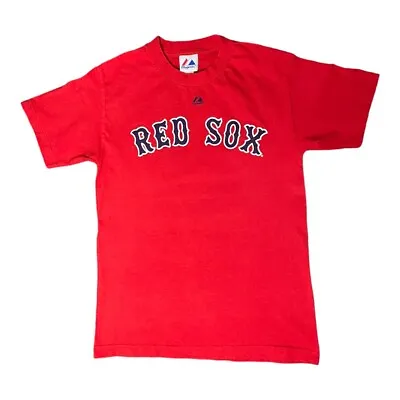 Buy Red Sox T-Shirt Majestic Boston Baseball Tee USA Sports Carl Crawford 13 MLB • 12.99£