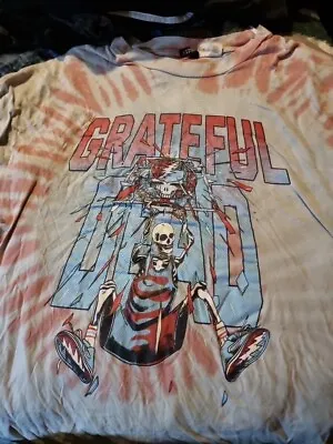 Buy Grateful Dead Tie Dye H&M Divided Adult Tshirt Size M Oversized Basketball Dunk • 8£