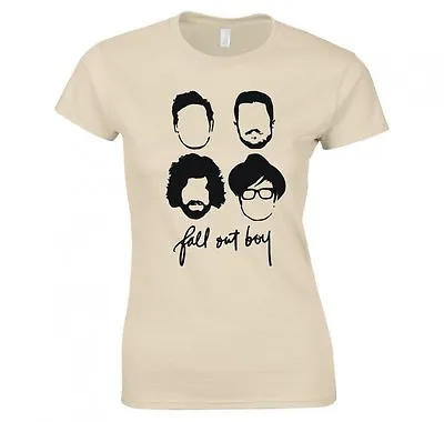 Buy Fall Out Boy  Silhouette Faces  Ladies T-shirt New • 12.99£