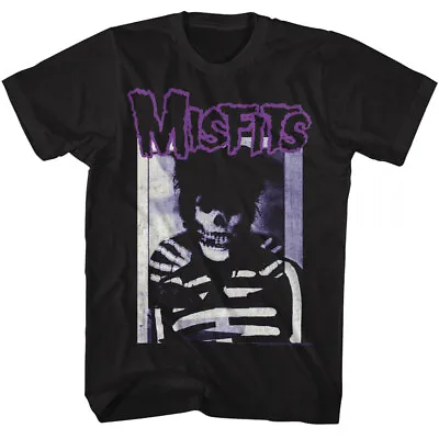 Buy The Misfits Purple Band Logo Crimson Ghost Men's T Shirt Punk Rock Merch • 41.76£