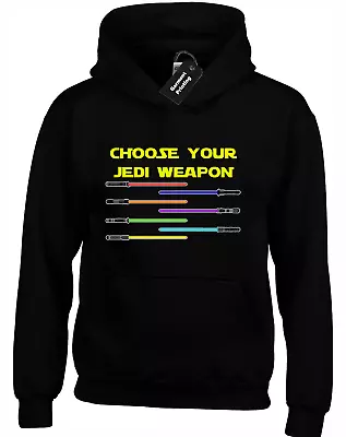 Buy Choose Your Light Saber Hoody Hoodie Jedi Star Trooper Storm Wars Fan (colour) • 16.99£