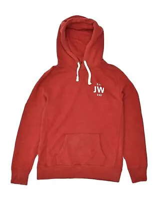Buy JACK WILLS Mens Graphic Hoodie Jumper Medium Red Cotton MN07 • 18.11£