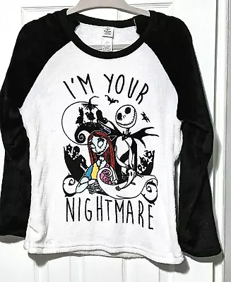 Buy Disney Nightmare Before Christmas Girls Sleepwear Sweater Jack Skellington Sally • 8£