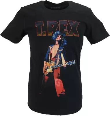 Buy Mens Black Official T Rex Bolan Rockin T Shirt • 16.99£