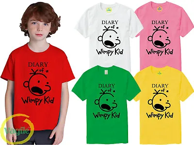 Buy Diary Of A Wimpy Kid Inspired By World Book Day Kids T-Shirt • 8.99£