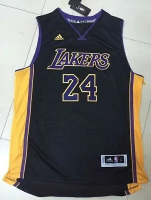 Buy Los Angeles Lakers Basketball Jersey T Shirt  Kobe Bryant 24 NBA Black • 24.99£
