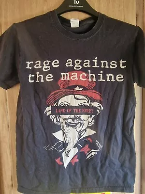 Buy RAGE AGAINST THE MACHINE Vintage Gildan T Shirt Front & Back Print FREE POSTAGE  • 14.95£