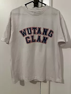 Buy Official Wu Tang Hip Hop T Shirt White/Red/Blue Read Description For Sizing • 9.50£