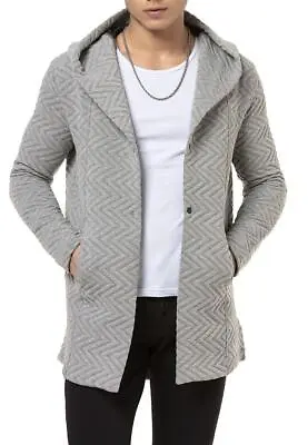 Buy Redbridge Men's Cardigan Hooded Jacket Between-Seasons Pullover Quilted Jacket • 54.34£