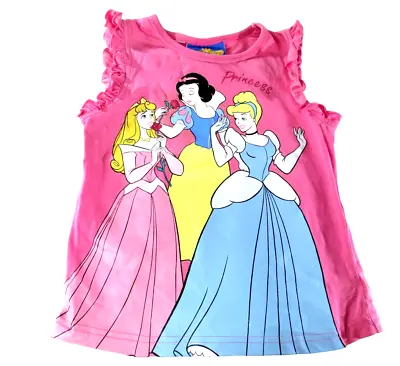 Buy Disney Classics Princess T-Shirt Target Girls Size 6 Cotton China Sleeveless GC • 3.38£