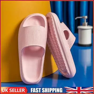 Buy Cool Slippers Anti-Slip Home Couples Slippers Elastic For Walking (Pink 38-39) • 8.29£