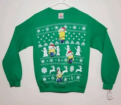Buy Despicable Me Christmas Sweater Hybrid Apparel Size Small Chest 19 Inches • 24.45£