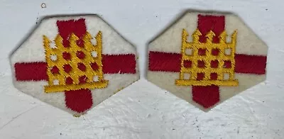 Buy Genu Post WW2 British Home Counties Army Badge Patch Formation Sign Battle Dress • 4.99£