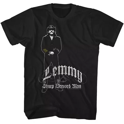 Buy Motorhead Singer Lemmy Kilmister Sharp Dressed Man Men's T Shirt Rock Band Merch • 41.76£