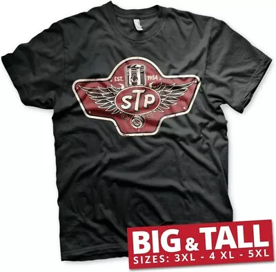 Buy STP Piston Emblem Big & Tall T-Shirt Black • 33.07£