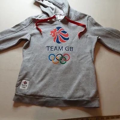 Buy Team GB London 2012 Hoodie Kids Age 14  Grey Marl Official Hooded Sweatshirt • 6.99£
