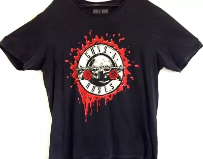 Buy Guns And Roses Black Men's T-shirt Classic Rock Music 2XL-100% Cotton • 17.96£