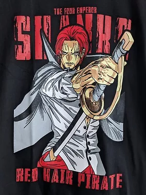 Buy One Piece Inspired Anime Shanks Tshirt Limited Edition • 19.99£
