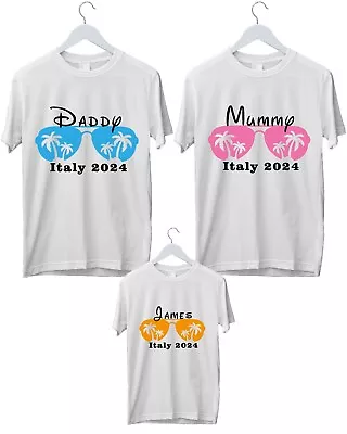 Buy Matching Family Holiday Vacation T-shirt World Tour Trip Personalised Gifts Tops • 14.99£