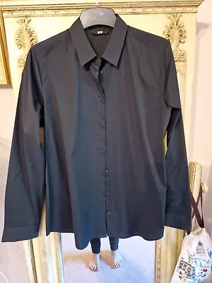 Buy Uniqlo Black Smart Shirt Size L New • 6£