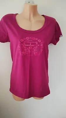 Buy Peter Storm Deep Pink VW Camper Van T-shirt Size 12 • 5£