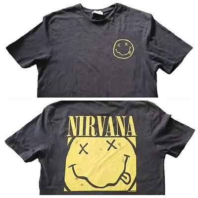 Buy TOPMAN Nirvana T-shirt Mens Medium • 3£