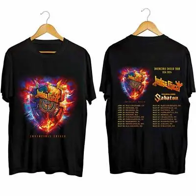 Buy Judas Priest Invincible Shield 2024 Tour Shirt, Judas Priest Band Fan • 54.95£