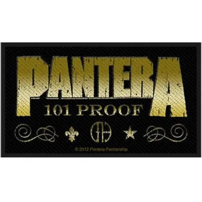 Buy Pantera Whisky Label 101 Proof Patch Official Metal Band Merch • 5.61£