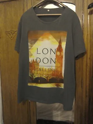 Buy London Sovernier T Shirt London Calling Big Ben Size Large Used • 3£