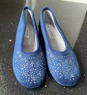 Buy Ladies Luxury Rubber Sole Slippers With Sparkle Size 7 Brand New • 4£