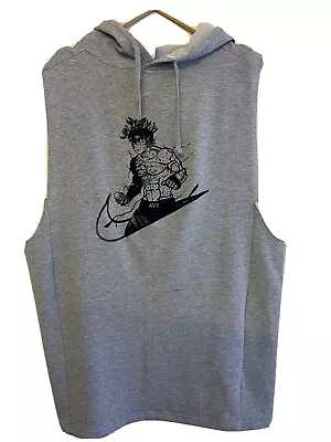 Buy Men Sleeveless Hoodie Hooded Sweatshirt Tank Tops Gym Casual Sport Fitness Vest • 19.99£