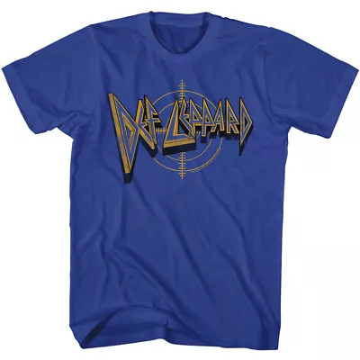 Buy Def Leppard Bane Name Logo In Crosshairs Men's T Shirt Metal Music Merch • 40.90£