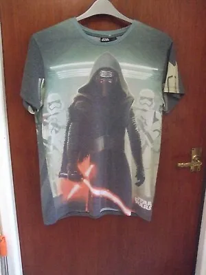 Buy Unusual Kylo Ren Star Wars T Shirt-different Design Back/front- .large Size. • 12£