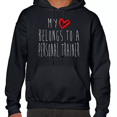Buy My Heart Belongs To A Personal Trainer Hoodie • 15.99£