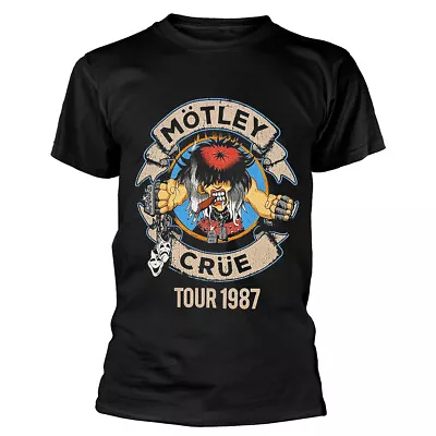 Buy Motley Crue Girls Girls Girls Tour 87 Black T-Shirt NEW OFFICIAL • 16.59£
