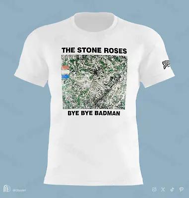 Buy Stone Roses 'BYE BYE BADMAN'  This Is The One I Am Resurrection Waterfall Tshirt • 27.99£