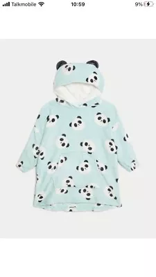 Buy Marks And Spencer M&S Panda Foldable Snuggle Hoodie Size Medium Age 6-8 Yrs BNWT • 11.99£