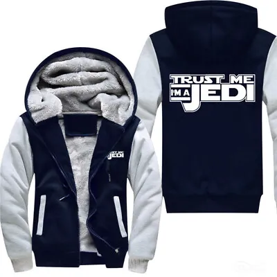 Buy Star Wars: The Last Jedi Hoodie Thicken Fleece Hooded Coat Winter Zip Up Jacket • 33.24£