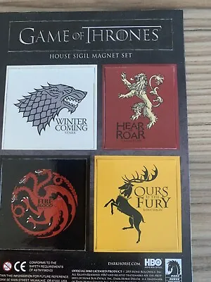 Buy Game Of Thrones -House Sigil Banner- Magnet Gift Set Of X5 Official HBO Merch. • 9.99£