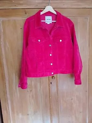 Buy MONKI ~Ladies Jacket ~Cord ,Pink, Casual ~Size Large • 12£