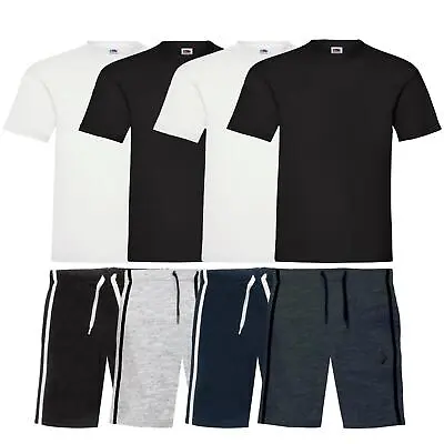 Buy Enzo Mens Loungwear Set Short Sleeve T-Shirt Lounge Shorts Pyjama Suit S-2XL • 11.99£