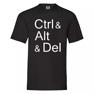 Buy Techie Geek T-Shirt - Ctrl Alt Del Design - Programmer, Developer, Birthday Gift • 13.99£