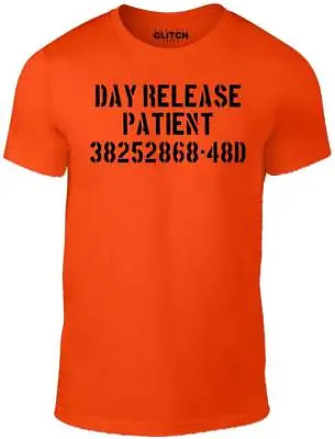 Buy Day Release Patient T-Shirt - Funny T Shirt Joke Fancy Dress Psycho Gift Retro • 12.99£