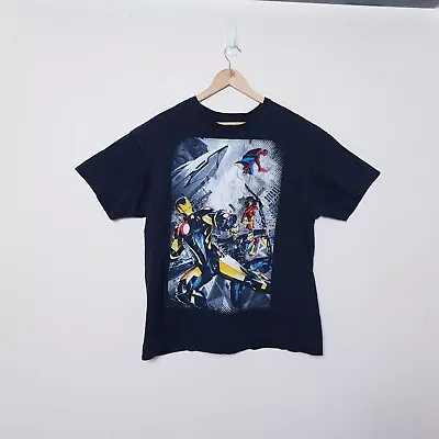 Buy Marvel Shirt Mens XL Extra Large Black Avengers Iron Man Hawkeye Spiderman T Tee • 12.35£