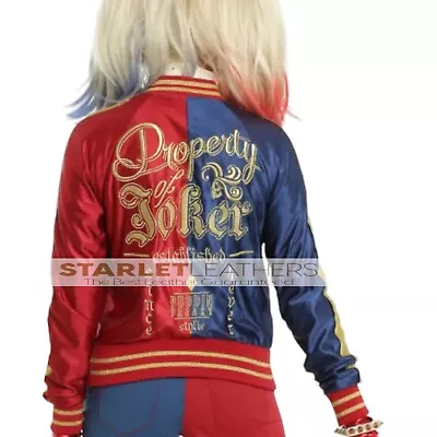 Buy New Women Harley Quinn Suicide Squad Halloween Cosplay Party Bomber Jacket | • 19.99£
