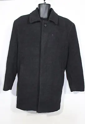 Buy Carabou Jacket Pea Coat Medium Black Overcoat New York Cara  Wool Cashmere Mens • 24.99£