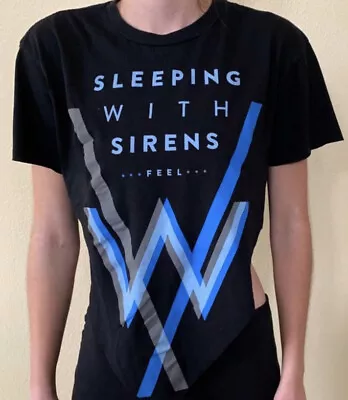 Buy Sleeping With Sirens Cropped T Shirt Women’s Size S • 13.64£