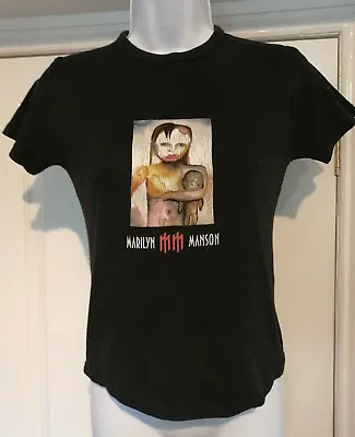 Buy Marilyn Manson - 2003 UK 'Grotesk Burlesk' Tour Women's T-Shirt (Size: UK S) • 47.99£