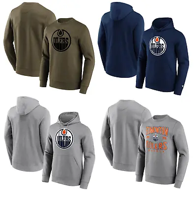 Buy Edmonton Oilers Hoodie Sweatshirt Men's NHL Ice Hockey Fanatics Top - New • 29.99£