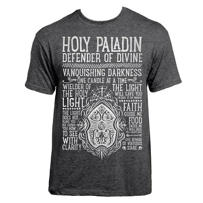 Buy World Of Warcraft / RPG Inspired HOLY PALADIN T-shirt - Unisex / Mens • 19.99£